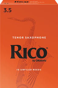 Rico Tenor Saxophone Reeds #3.5 Box of 10 Reeds